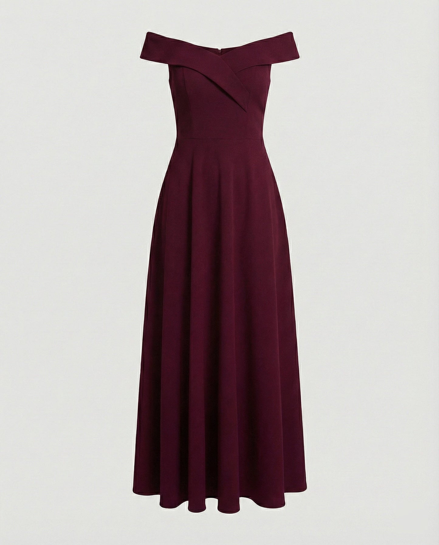 Robe de Soirée Longue | Épaules Dénudées, Coupe Élégante | Style Cérémonie