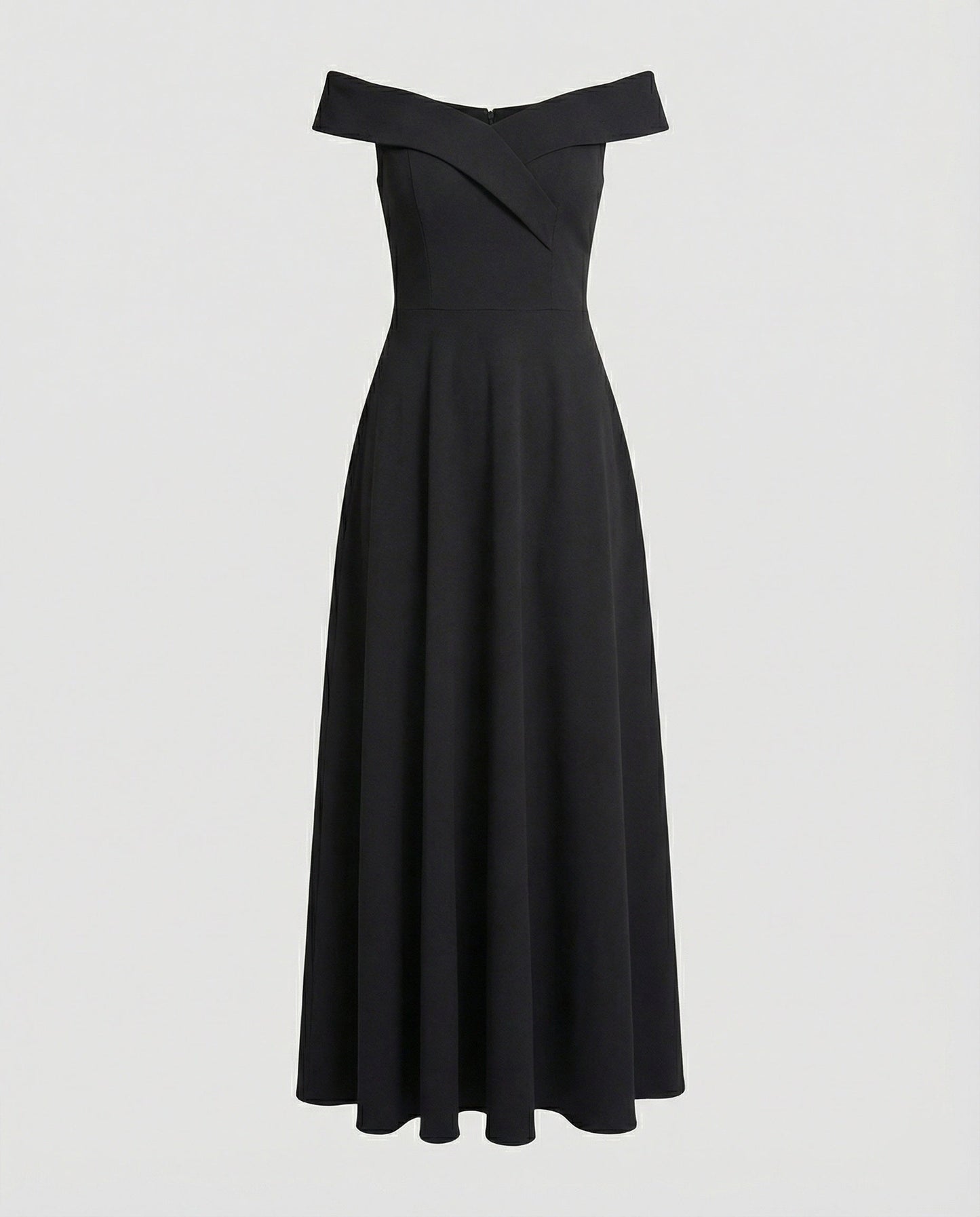 Robe de Soirée Longue | Épaules Dénudées, Coupe Élégante | Style Cérémonie