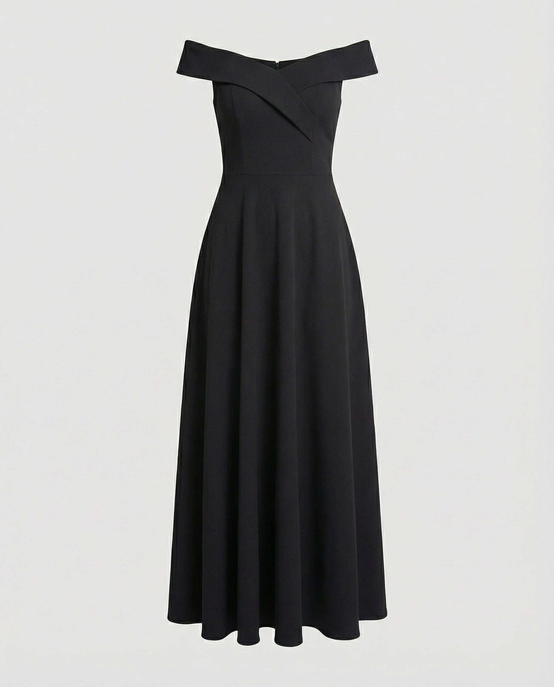 Robe de Soirée Longue | Épaules Dénudées, Coupe Élégante | Style Cérémonie