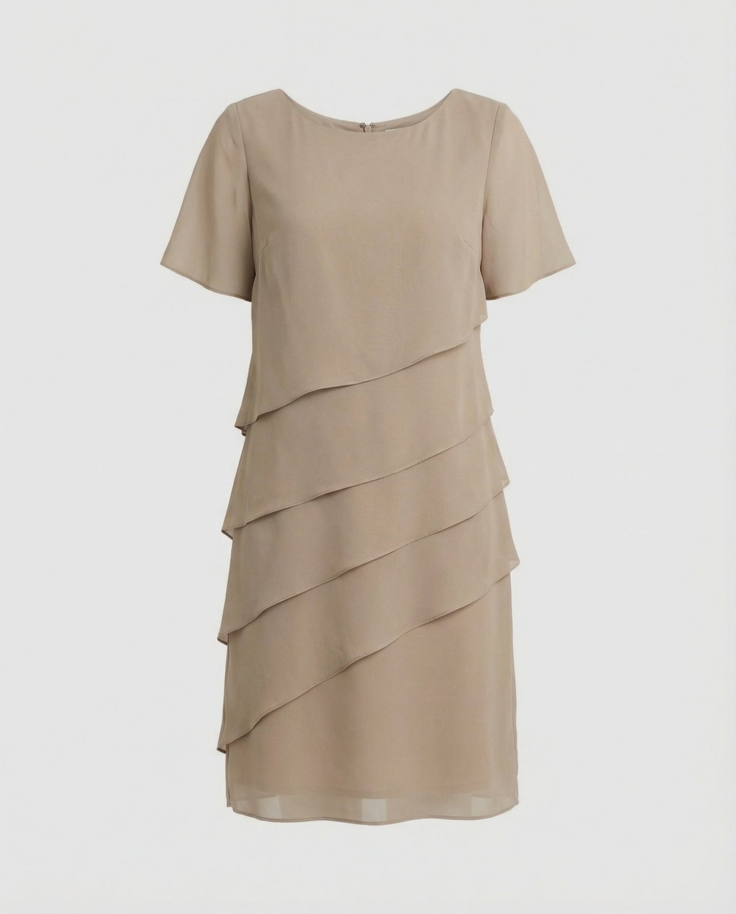 Robe Cocktail Femme | Coupe Ajustée, Superposition Fluide | Élégante
