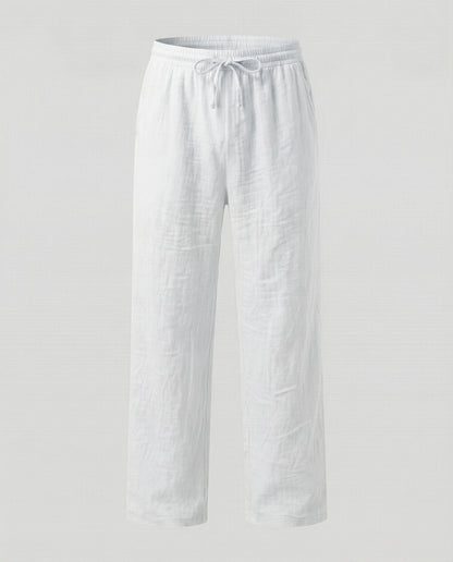Pantalon lin homme | Coupe ample, mélange lin | 7 coloris