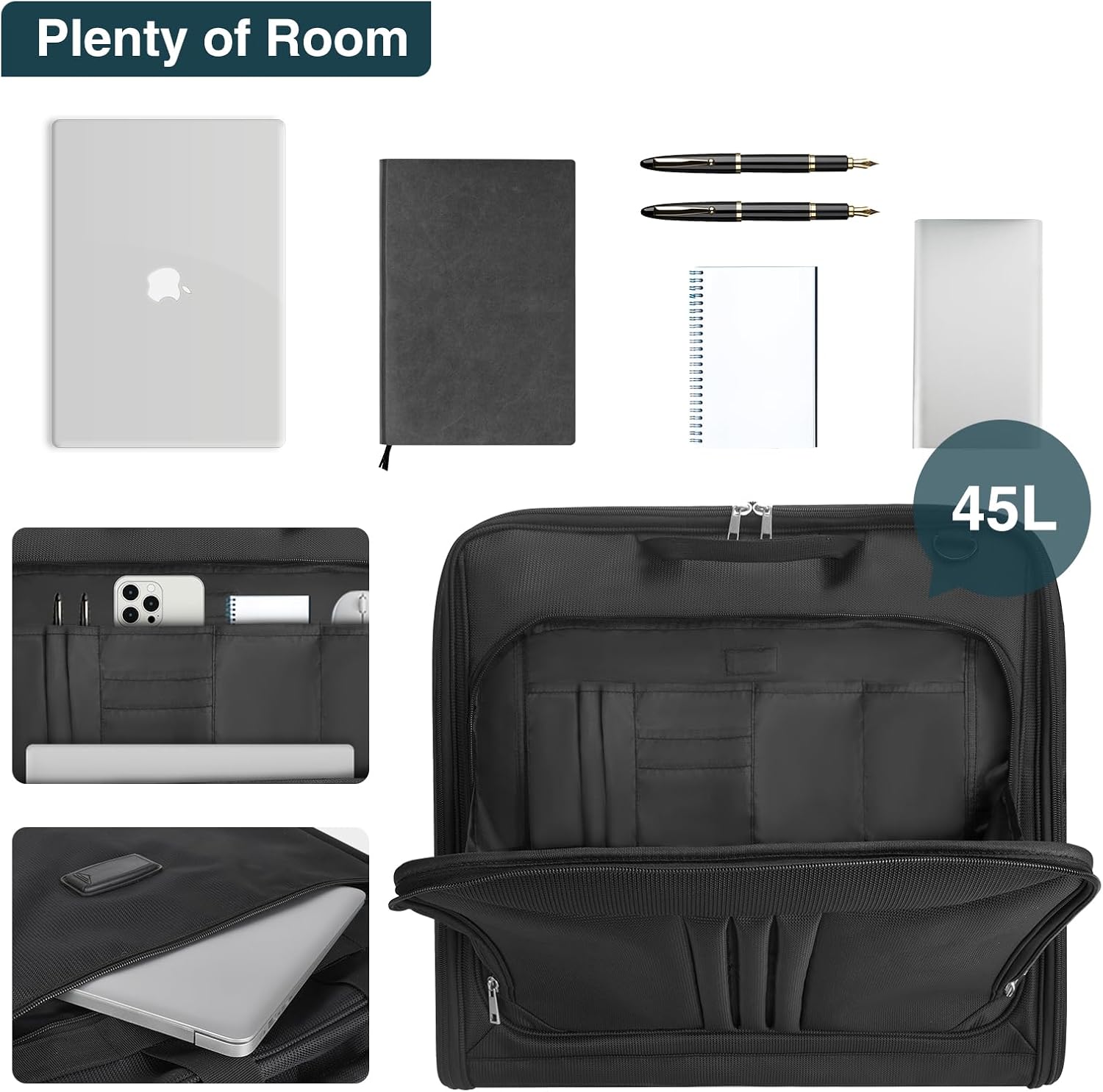 Sac de Rangement Vêtements | Imperméable, 45L, Portable