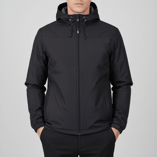 Veste de pluie homme | Imperméable, respirante | Légère avec capuche
