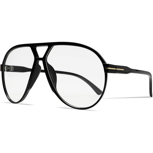 Lunettes de soleil aviateur surdimensionnées | Rétro, verres teintés