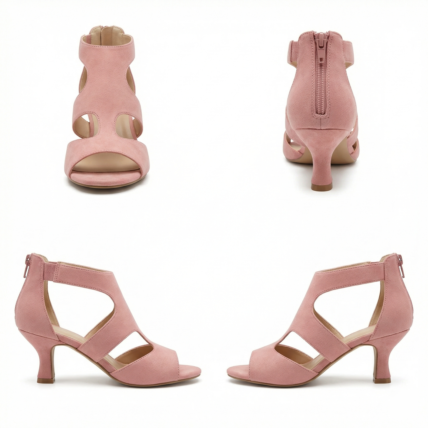 Talons Ballroom | Orthopédique, Confort | Rose, Noir