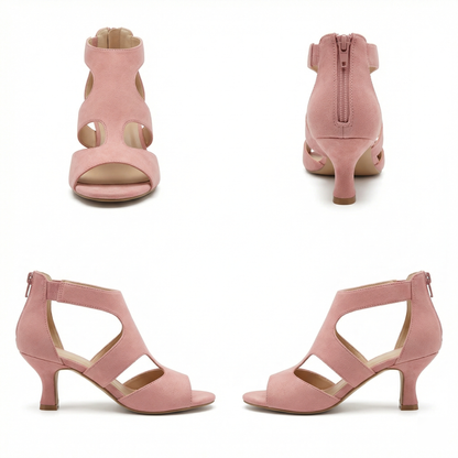 Talons Ballroom | Orthopédique, Confort | Rose, Noir