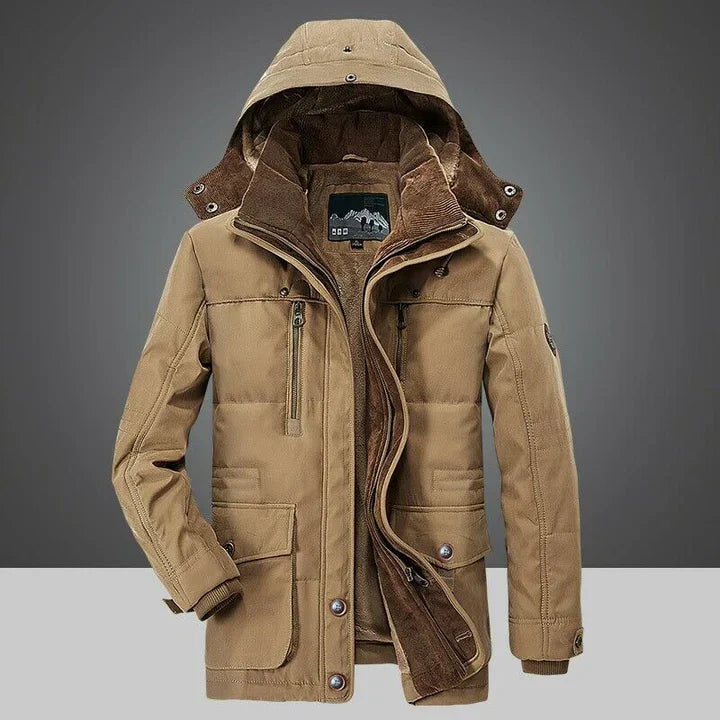 Dominic - Veste d'Hiver - Chaude, Imperméable & Confort Élégant