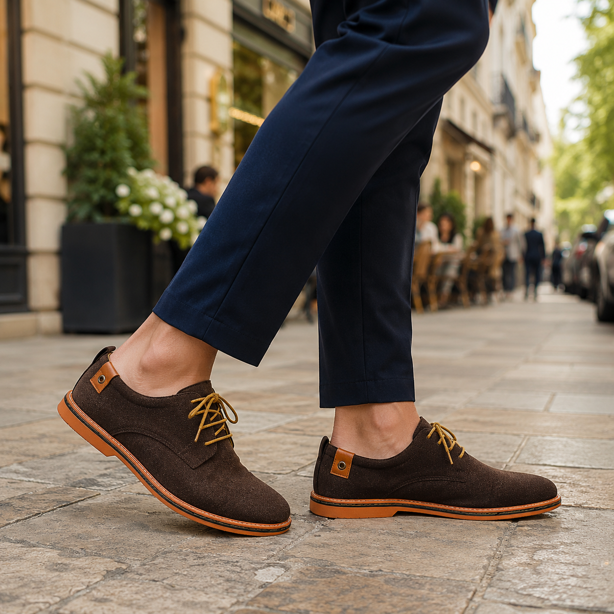 Men's Dress Shoes | Suede Leather, Laces