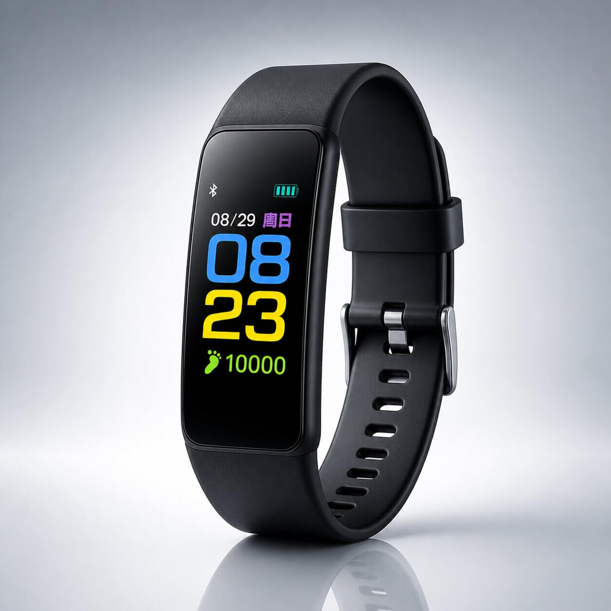 Montre intelligente pour seniors avec fonctions de santé | Montre de suivi fitness avec grand écran | HerzWacht