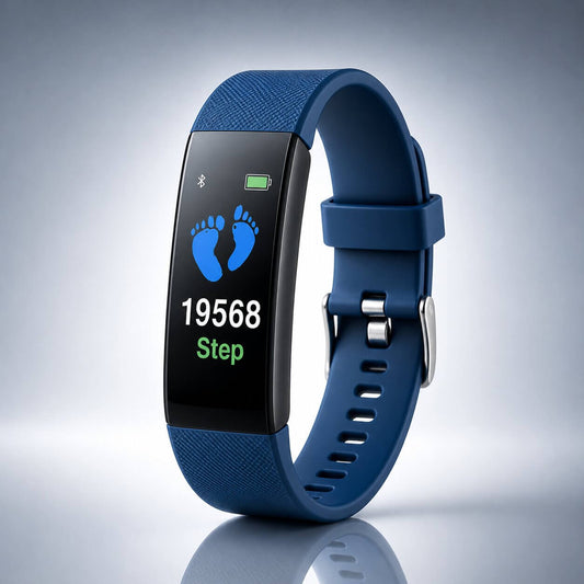 Montre intelligente pour seniors avec fonctions de santé | Montre de suivi fitness avec grand écran | HerzWacht