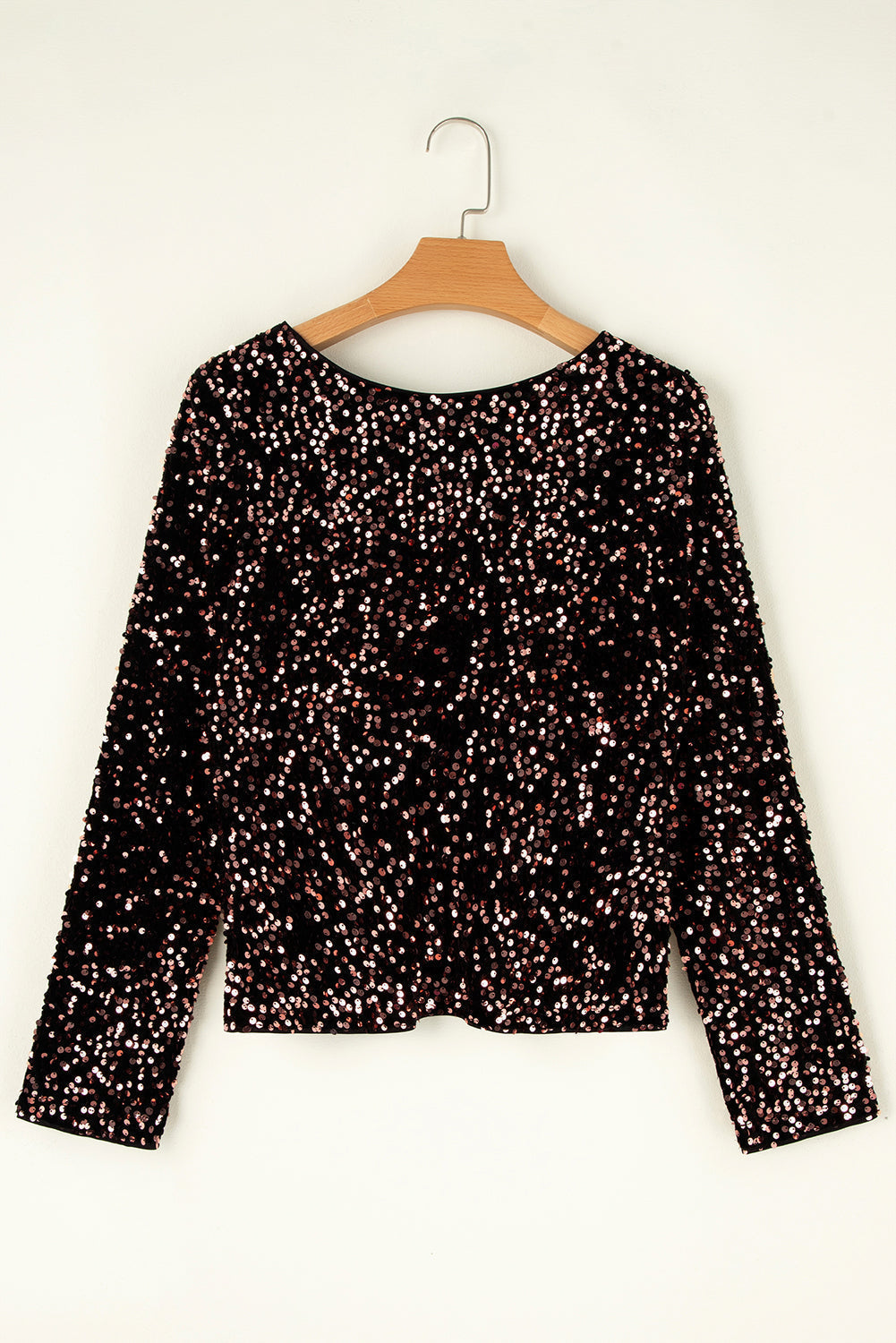 Top Élégant Manches Longues - Décolleté Dos Femme-Chemisier-PARIS FEMME