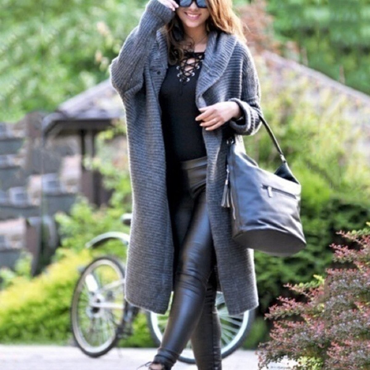 Cardigan Femme Long à Capuche | Grosse Maille, Confortable