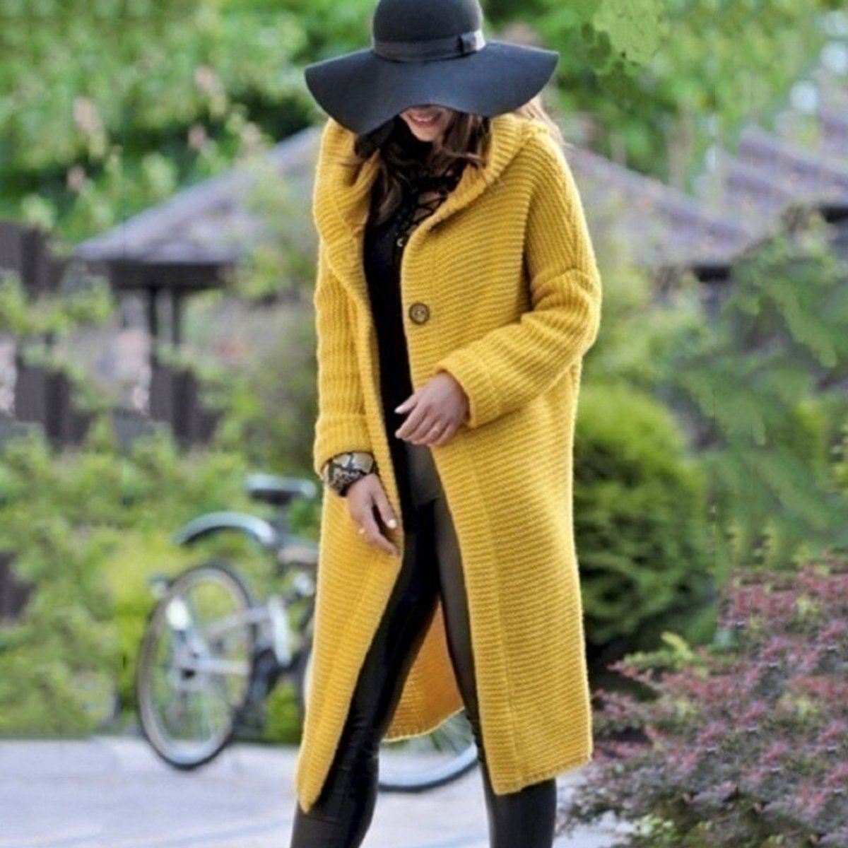 Cardigan Femme Long à Capuche | Grosse Maille, Confortable