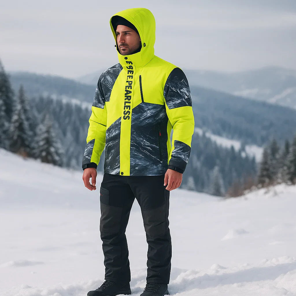 FEARLESS – Pantalons de Ski Isolés avec Bretelles Réglables