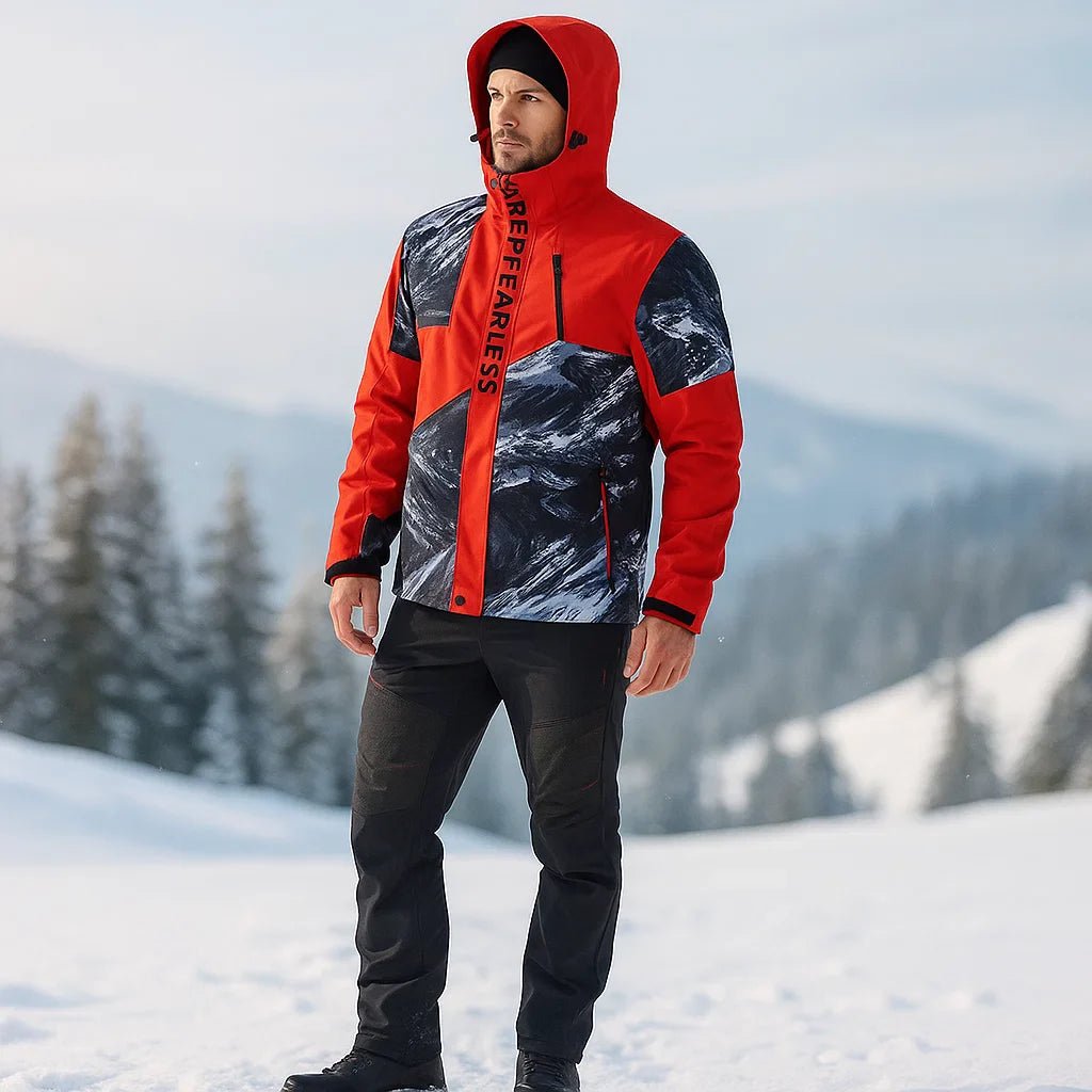 FEARLESS – Pantalons de Ski Isolés avec Bretelles Réglables