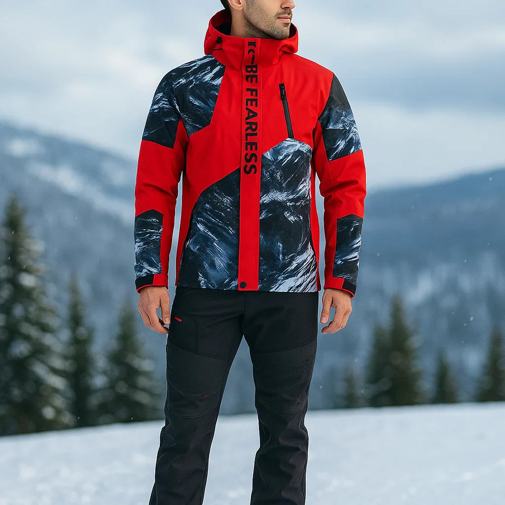 FEARLESS – Pantalons de Ski Isolés avec Bretelles Réglables
