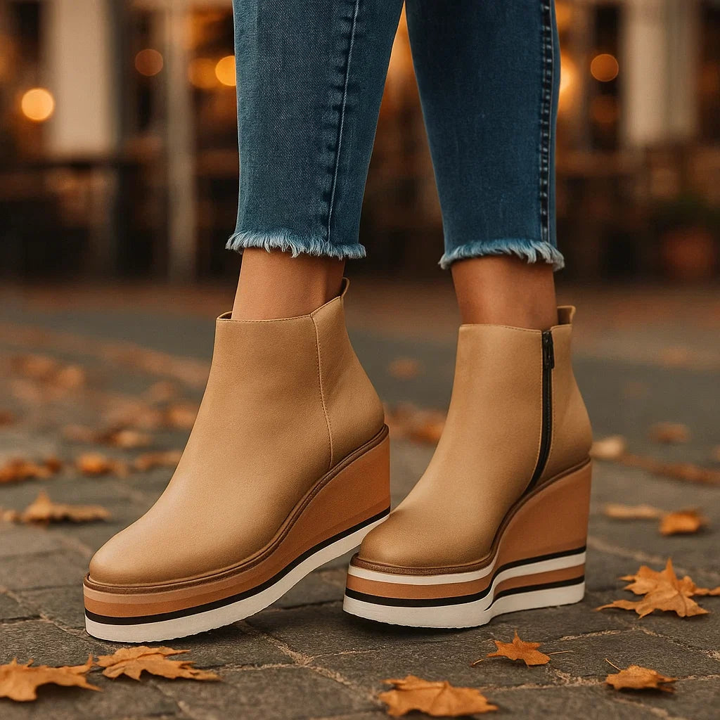 Vivano - Bottines Orthopédiques Femmes - Talons Confortables