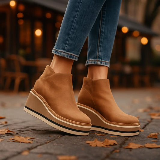 Vivano - Bottines Orthopédiques Femmes - Talons Confortables