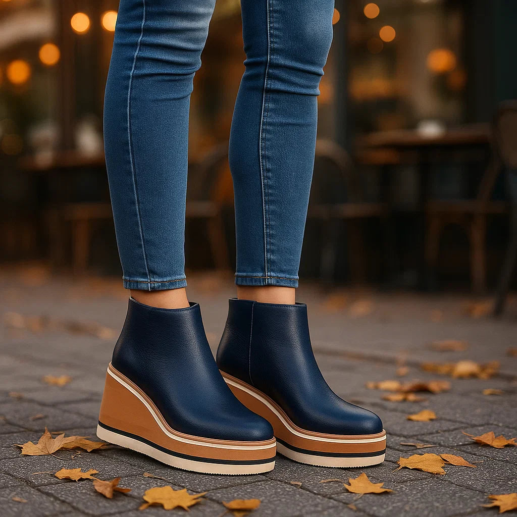 Vivano - Bottines Orthopédiques Femmes - Talons Confortables