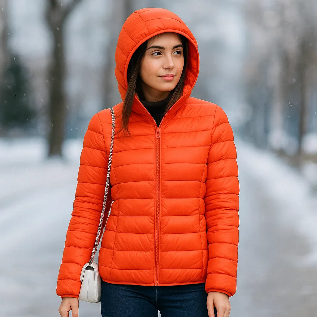Parisfemme Doudoune Réversible Femme - 2-en-1 - Chaude - Légère - Hiver