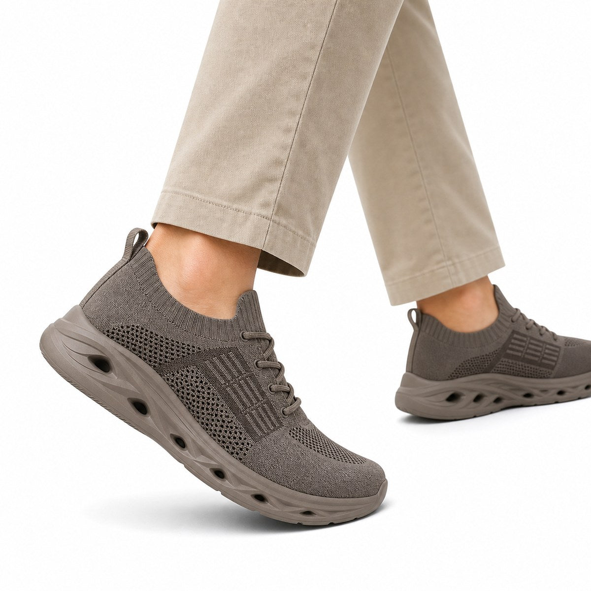 Chaussures de marche orthopédiques | Bout large, semelle flexible