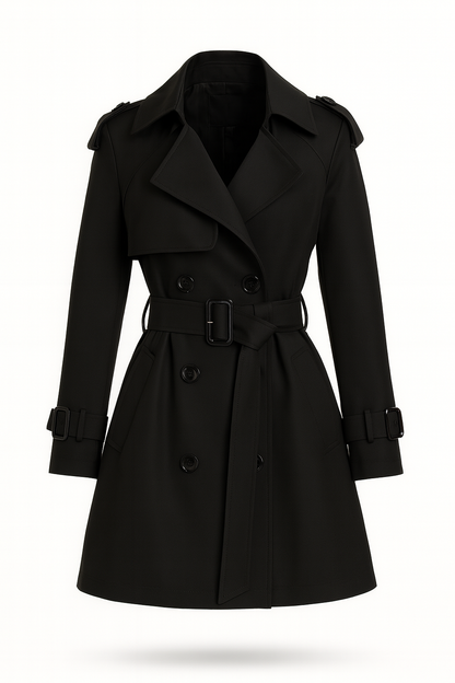 Veste de Transition Femme | Coupe Courte, Ceinture Ajustable
