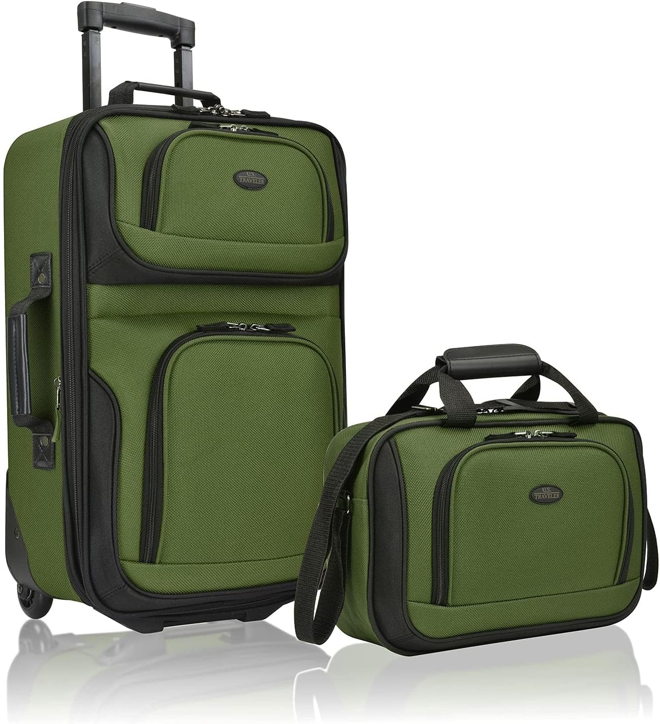 Ensemble de 2 valises de voyage | Souple, extensible | Roulettes