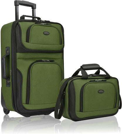 Ensemble de 2 valises de voyage | Souple, extensible | Roulettes