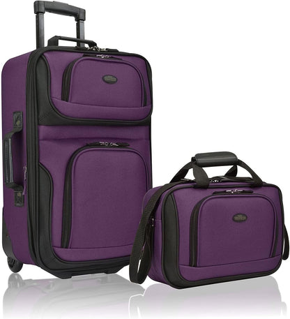 Ensemble de 2 valises de voyage | Souple, extensible | Roulettes
