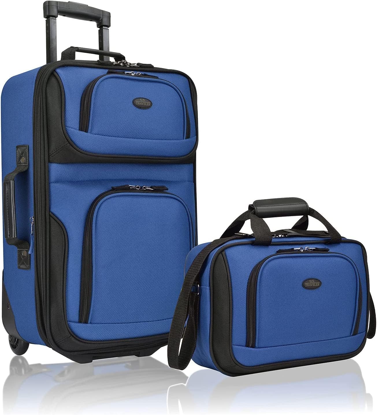 Ensemble de 2 valises de voyage | Souple, extensible | Roulettes