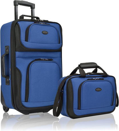 Ensemble de 2 valises de voyage | Souple, extensible | Roulettes