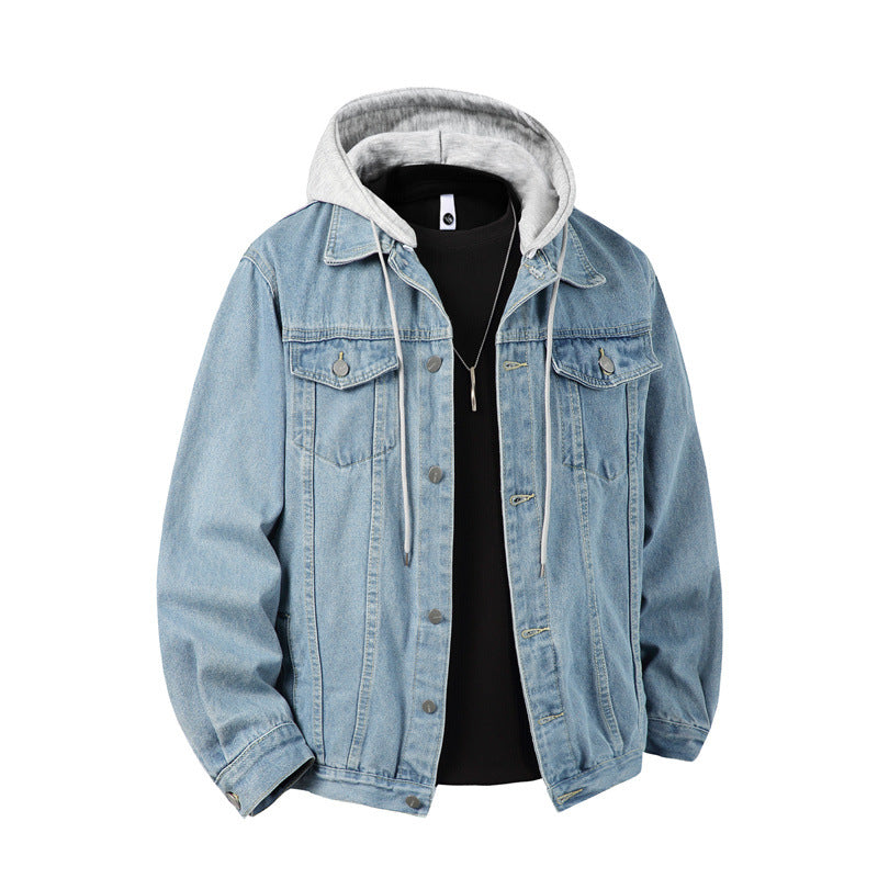 Veste homme à capuche avec poches poitrine coupe regular fit