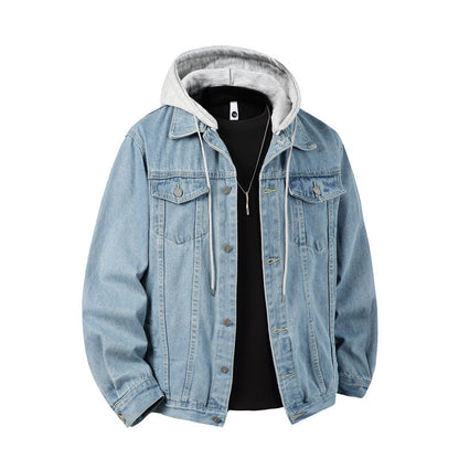 Veste homme à capuche avec poches poitrine coupe regular fit