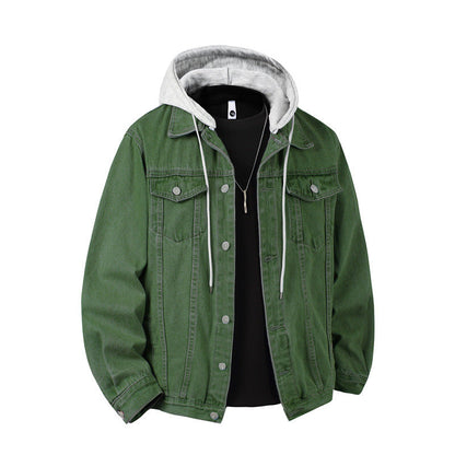 Veste homme à capuche avec poches poitrine coupe regular fit