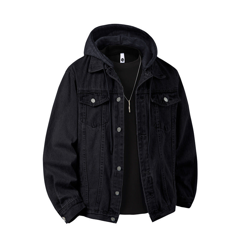Veste homme à capuche avec poches poitrine coupe regular fit