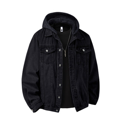 Veste homme à capuche avec poches poitrine coupe regular fit