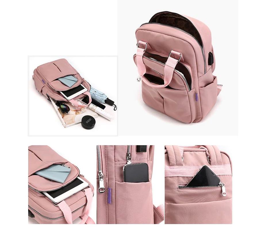 Sac à dos USB | Imperméable, anti-vol, multi-compartiments