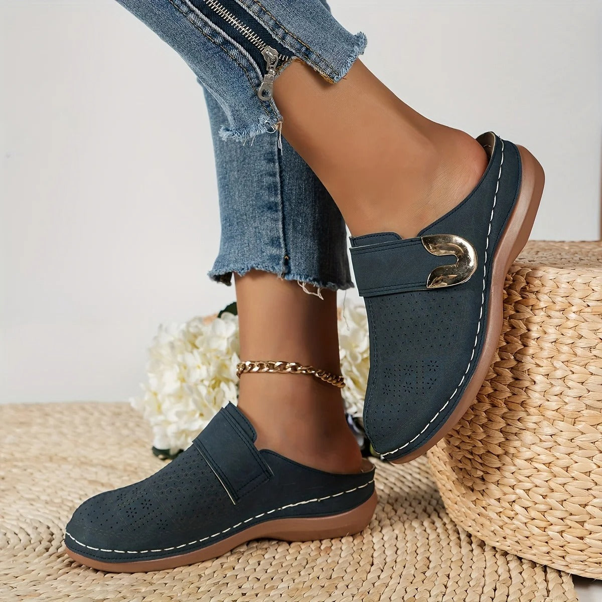 Sandales Femmes | Compensée Slip-On | Confort
