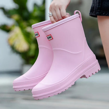 Bottes de Pluie Femme | Imperméables, Semi-Montantes | Confort Quotidien