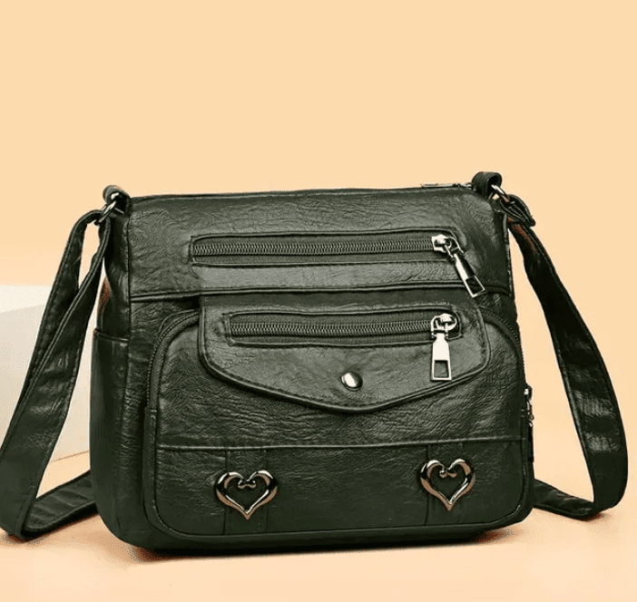 Sac à main vintage cuir souple - Love - Bandoulière-sac à main-PARIS FEMME
