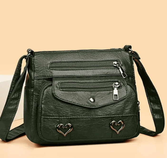 Sac à main vintage cuir souple - Love - Bandoulière-sac à main-PARIS FEMME