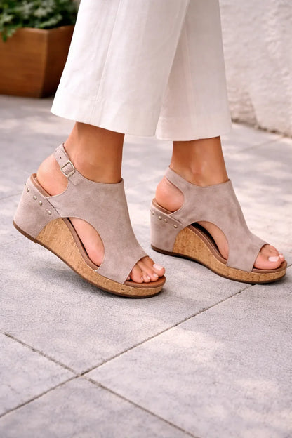 Sandales Orthopédiques Femme | Plateforme Compensée | Confort Découpe