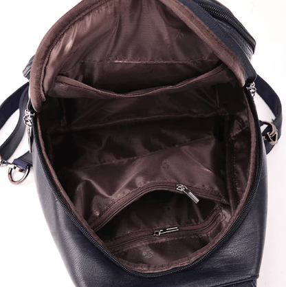 Sac à dos femme | Cuir imperméable, sac de voyage | Organisé
