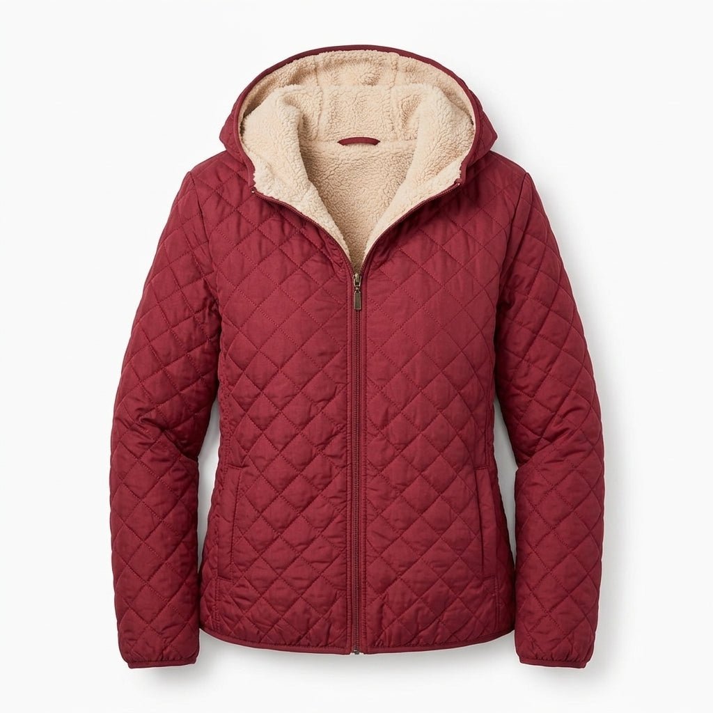 Veste Matelassée Femme | Capuche Polaire, Coupe Hanche | Légère