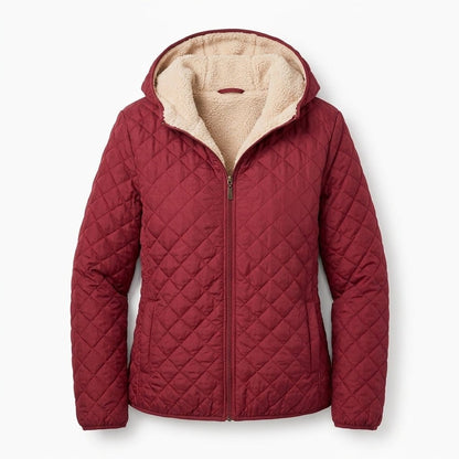 Veste Matelassée Femme | Capuche Polaire, Coupe Hanche | Légère