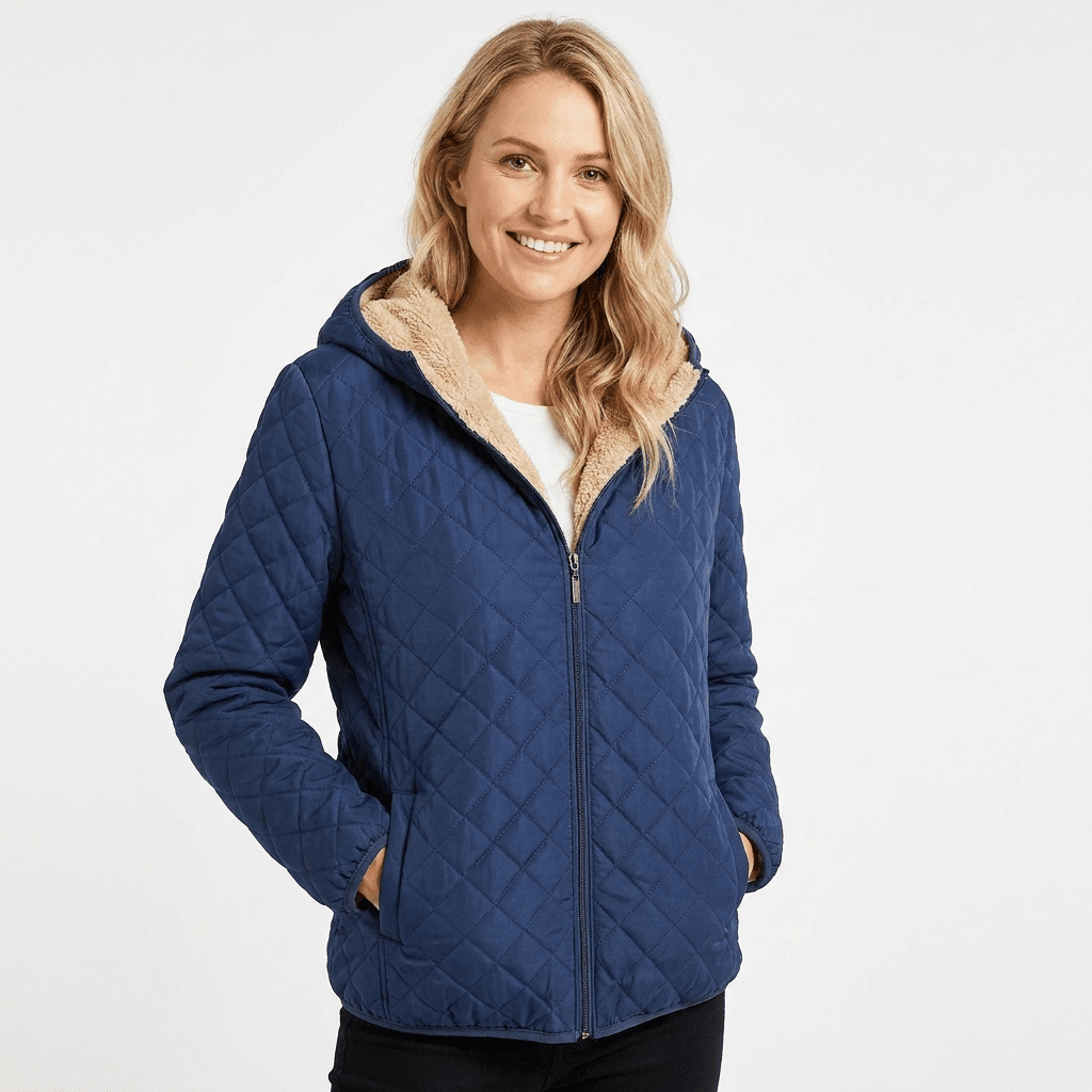 Veste Matelassée Femme | Capuche Polaire, Coupe Hanche | Légère
