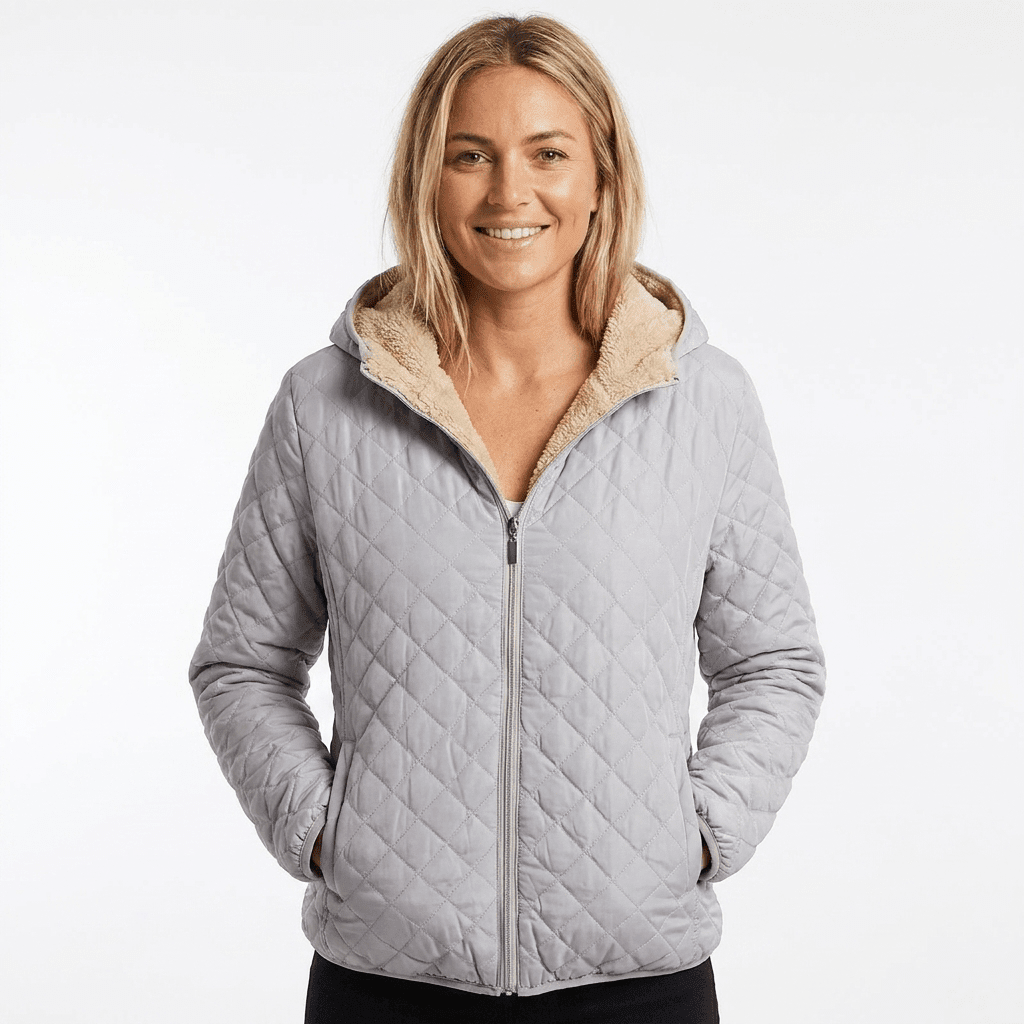 Veste Matelassée Femme | Capuche Polaire, Coupe Hanche | Légère