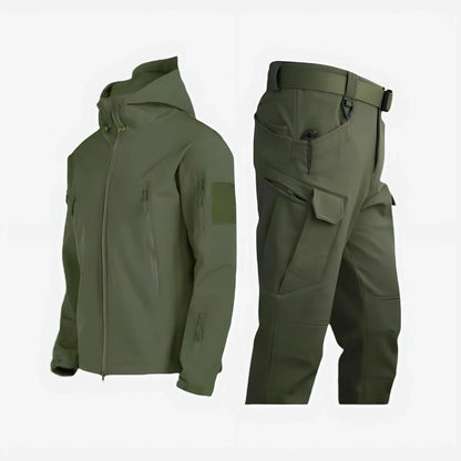 Veste de pluie femme avec pantalon imperméable à capuche