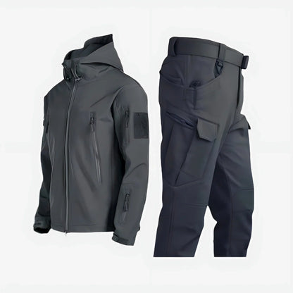 Veste de pluie femme avec pantalon imperméable à capuche